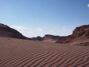 Standard rippled sand desert shot