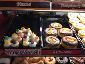 "Wormy Chocolate" seems like a Dunkin Donuts branding oversight