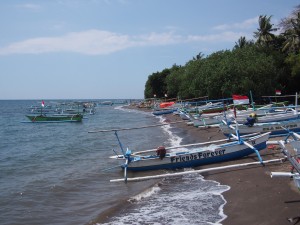 Fishing boats in Lovina